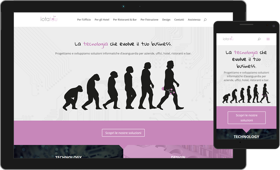 Web design responsive home di iotatau