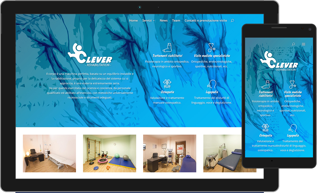 Sito web Clever Rehabilitation