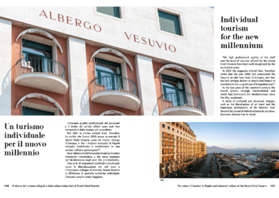 Grafica editoriale volume Grand Hotel Vesuvio, Napoli