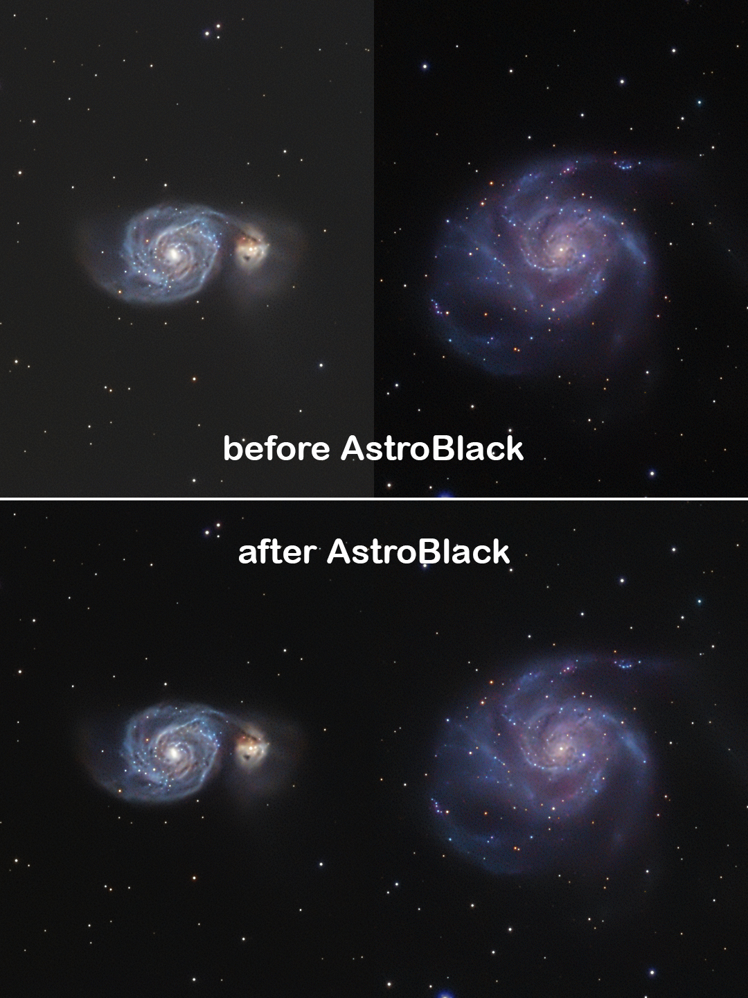 AstroBlack sample AstroBlack